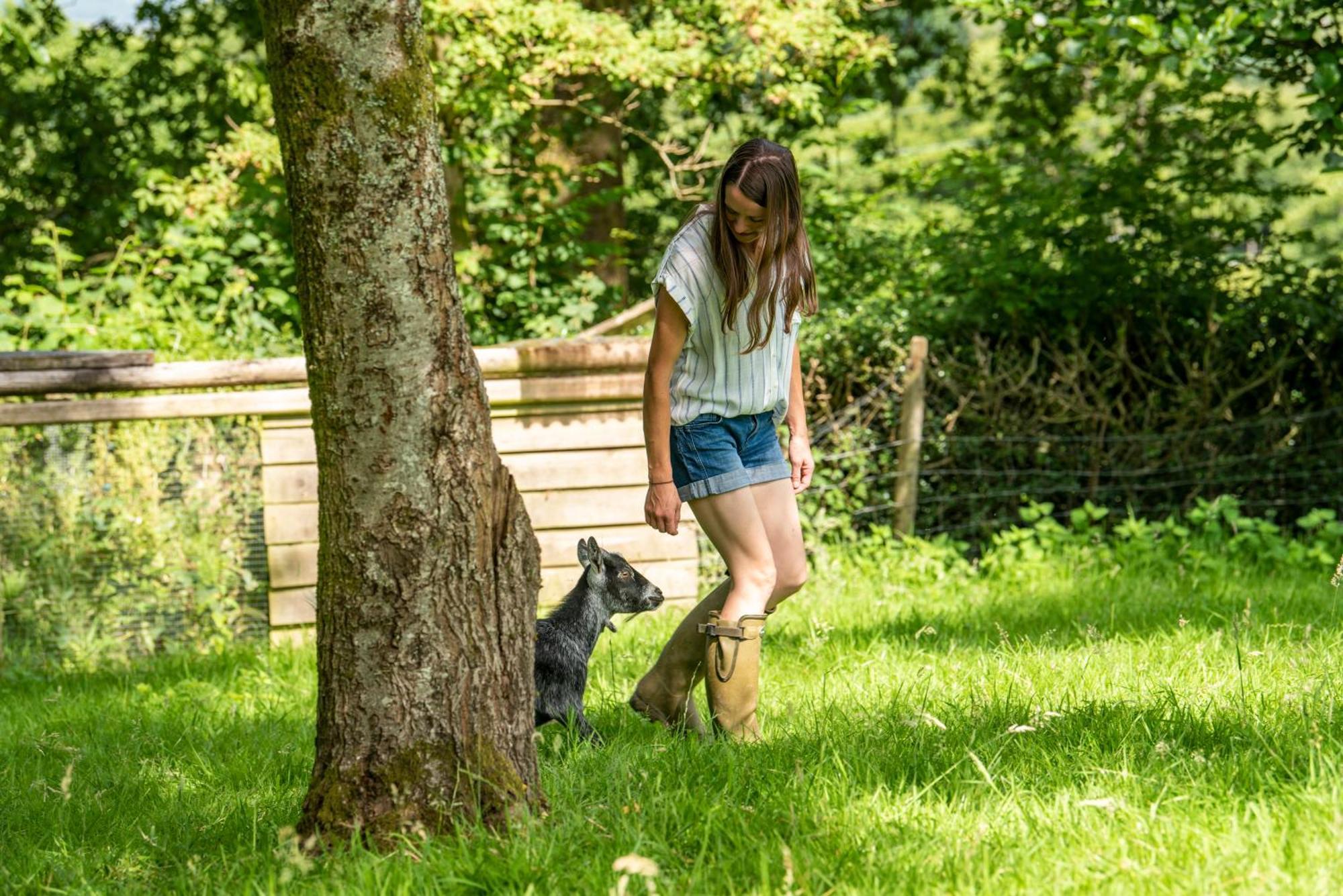 Gilfach Gower Farm Luxury Yurt With Hot Tub Hotell Ammanford Exteriör bild